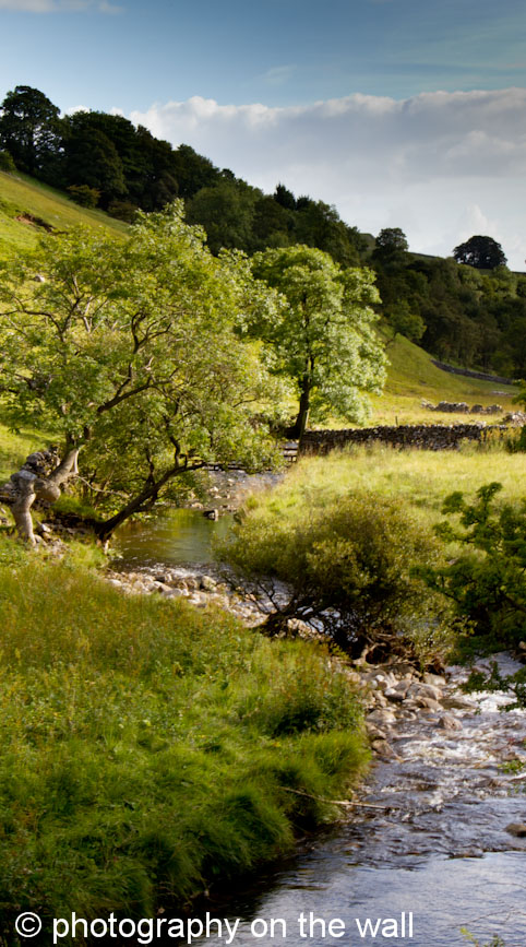 Beck at Cam Gill Road, Kettlewell, Yorkshire. 60cmx90cm